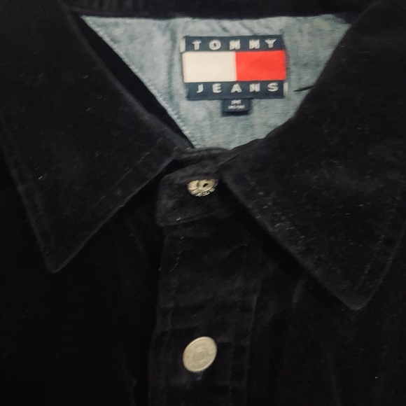 Tommy Hilfiger Black Corduroy Shirt - Picture 3 of 3